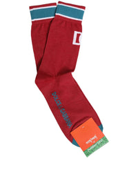 Dolce & Gabbana Dolce & Gabbana Men Multicolor Cotton Mid Calf Accessory Men's Socks