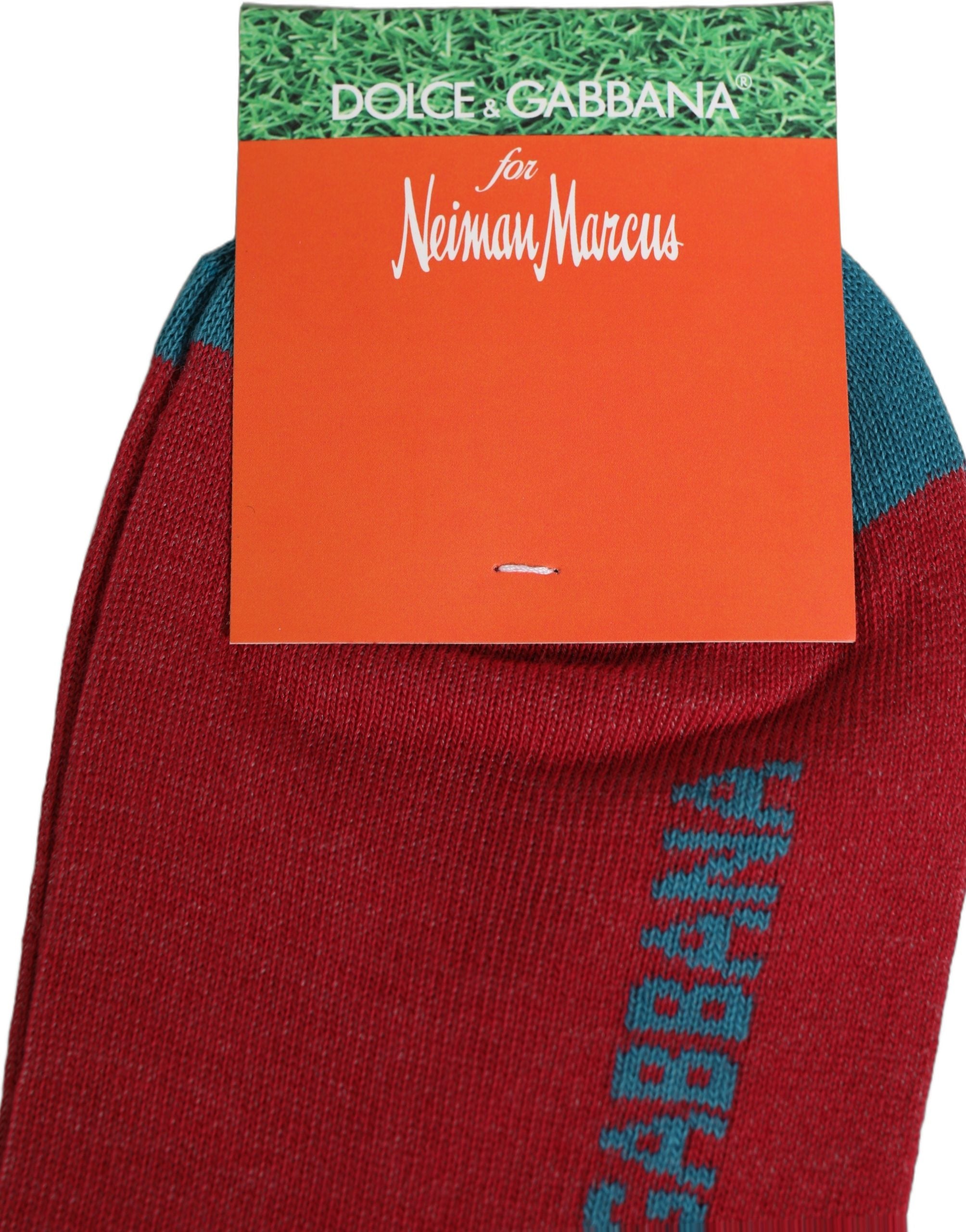 Dolce & Gabbana Dolce & Gabbana Men Multicolor Cotton Mid Calf Accessory Men's Socks