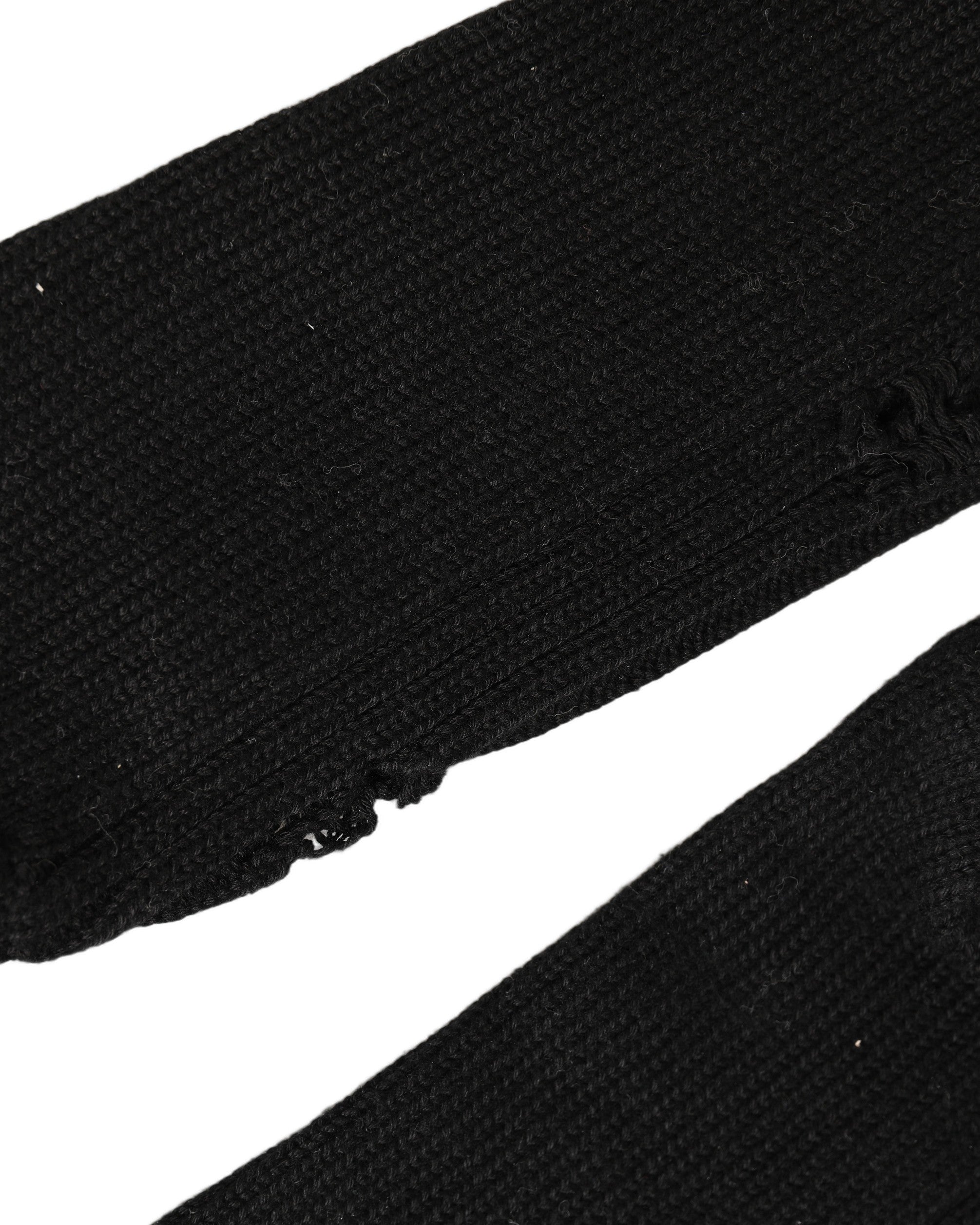 Dolce & Gabbana Dolce & Gabbana Black Cotton Distressed Mid Calf Accessory Men's Socks