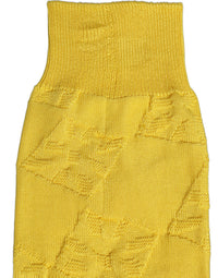 Dolce & Gabbana Dolce & Gabbana Men Yellow 100% Silk Mid Calf Accessory Men's Socks