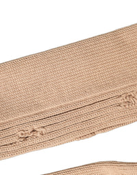 Dolce & Gabbana Dolce & Gabbana Beige Cotton Distressed Mid Calf Accessory Men's Socks
