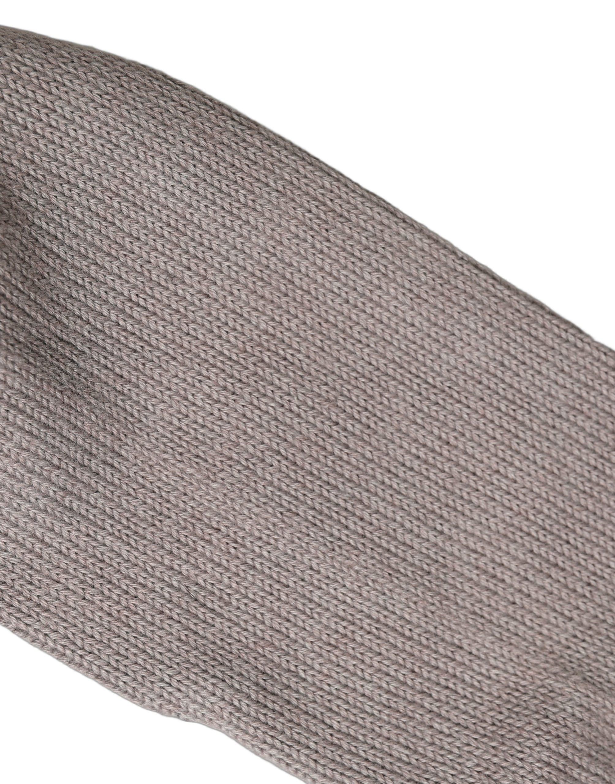 Dolce & Gabbana Dolce & Gabbana Gray Sequin Cotton Knit Mid Calf Accessory Men's Socks