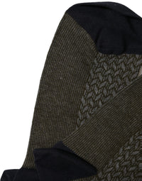 Dolce & Gabbana Dolce & Gabbana Dark Gray Cotton Knit Knee High Accessory Men's Socks