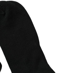Dolce & Gabbana Dolce & Gabbana Black Sequin Cotton Knit Mid Calf Accessory Men's Socks