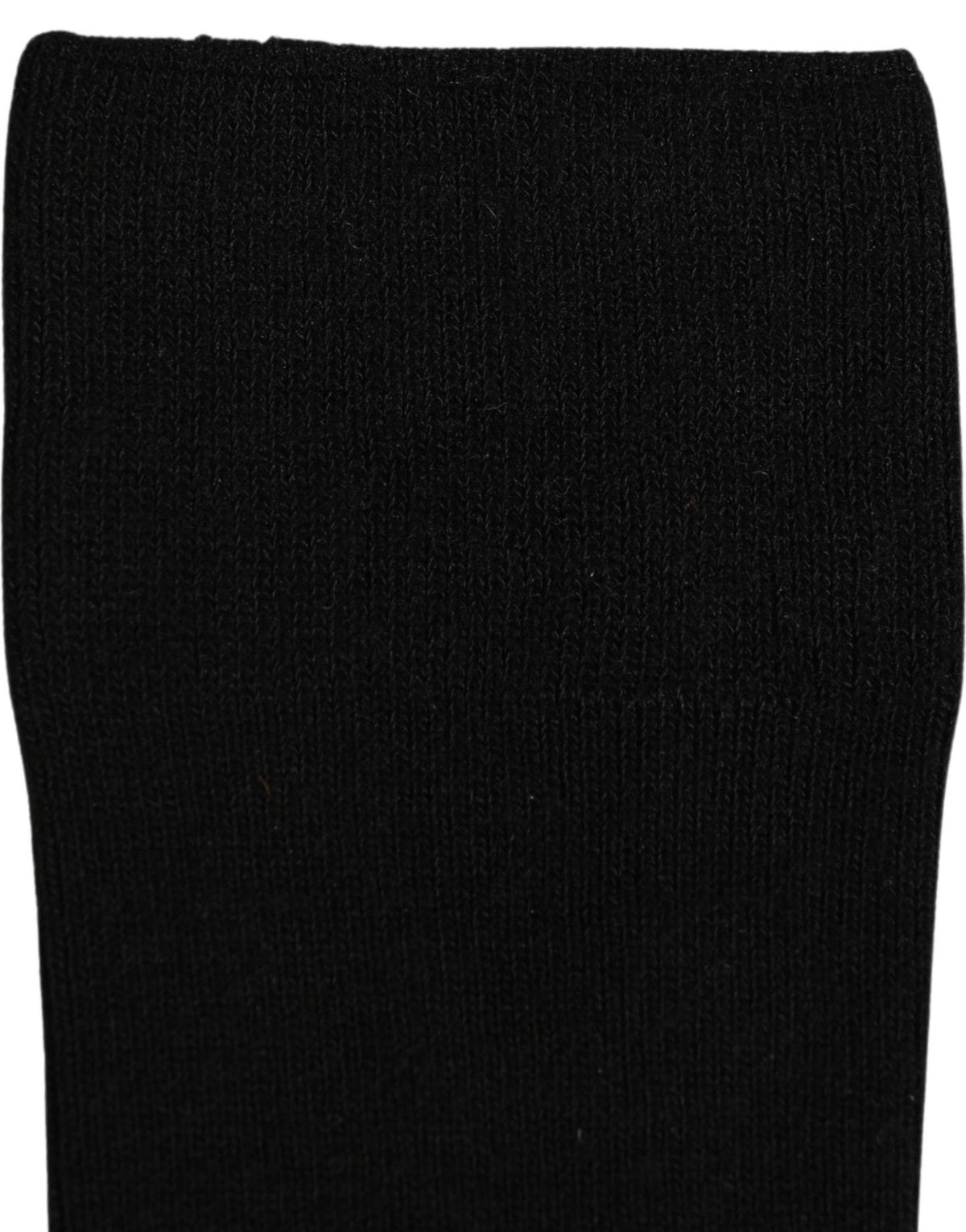 Dolce & Gabbana Men Black Viscose Logo Knee High Accessory Men's Socks