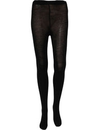 Dolce & Gabbana Dolce & Gabbana Black Wool Stretch Tights Stocking Accessory Men's Socks