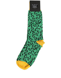 Dolce & Gabbana Dolce & Gabbana Men Green Cotton Abstract Mid Calf Accessory Men's Socks