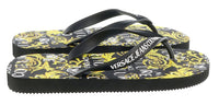 Versace Jeans Couture Womens Black/Gold Signature Sole Fashion -
