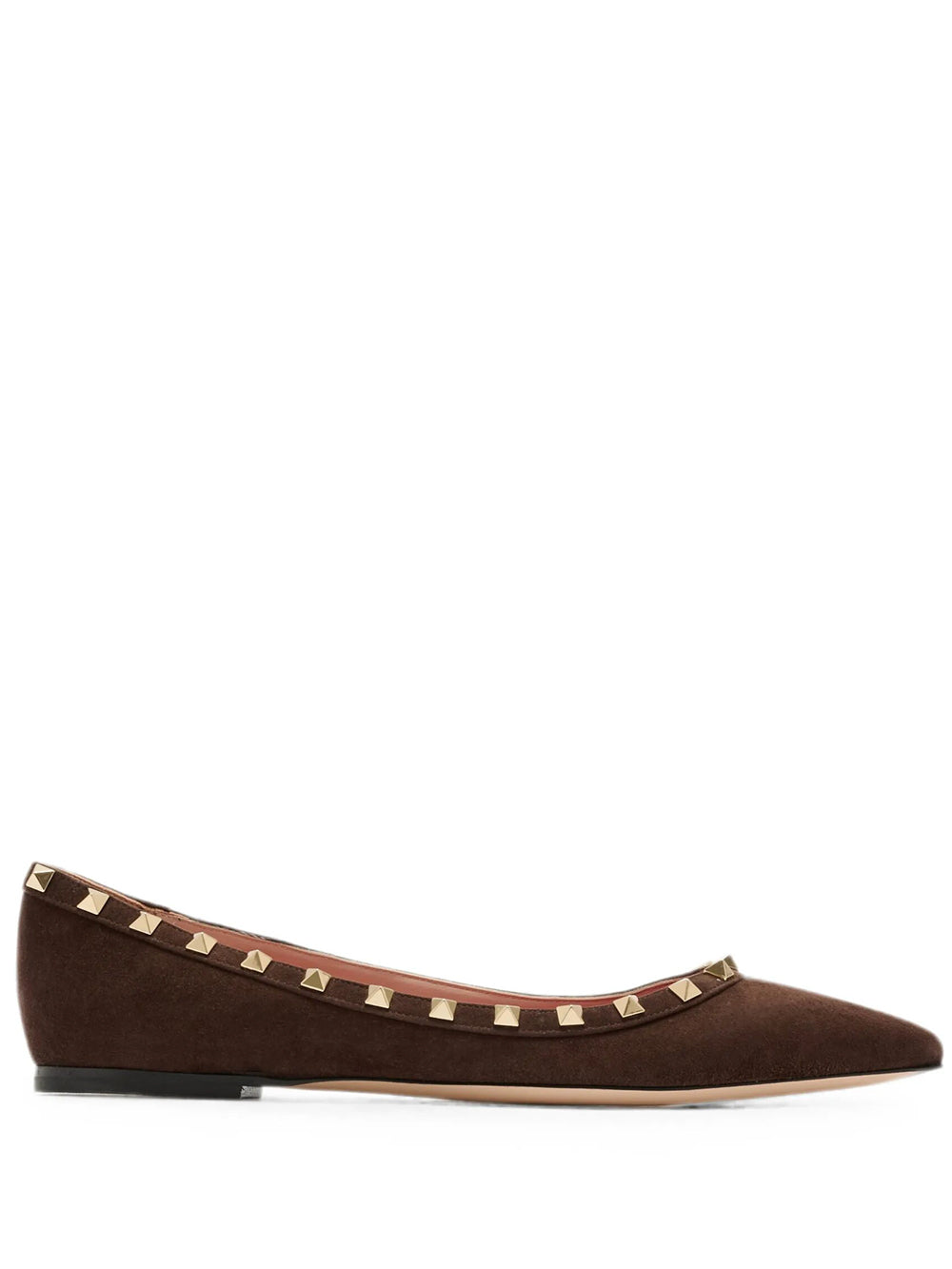 VALENTINO GARAVANI Valentino Garavani Women Ballerine Rockstud In Camoscio