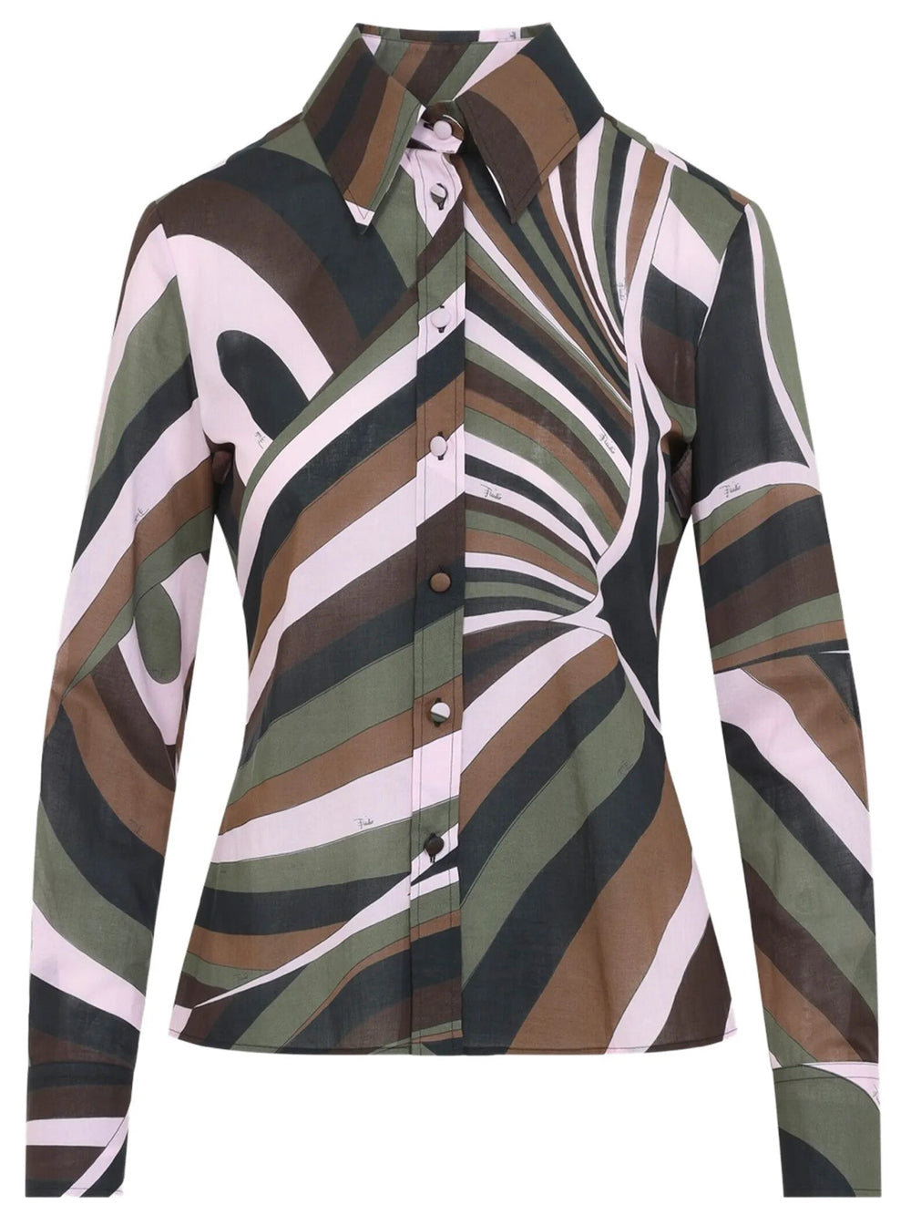 PUCCI Camicia In Mussola Di Cotone In Stampa Iride Women