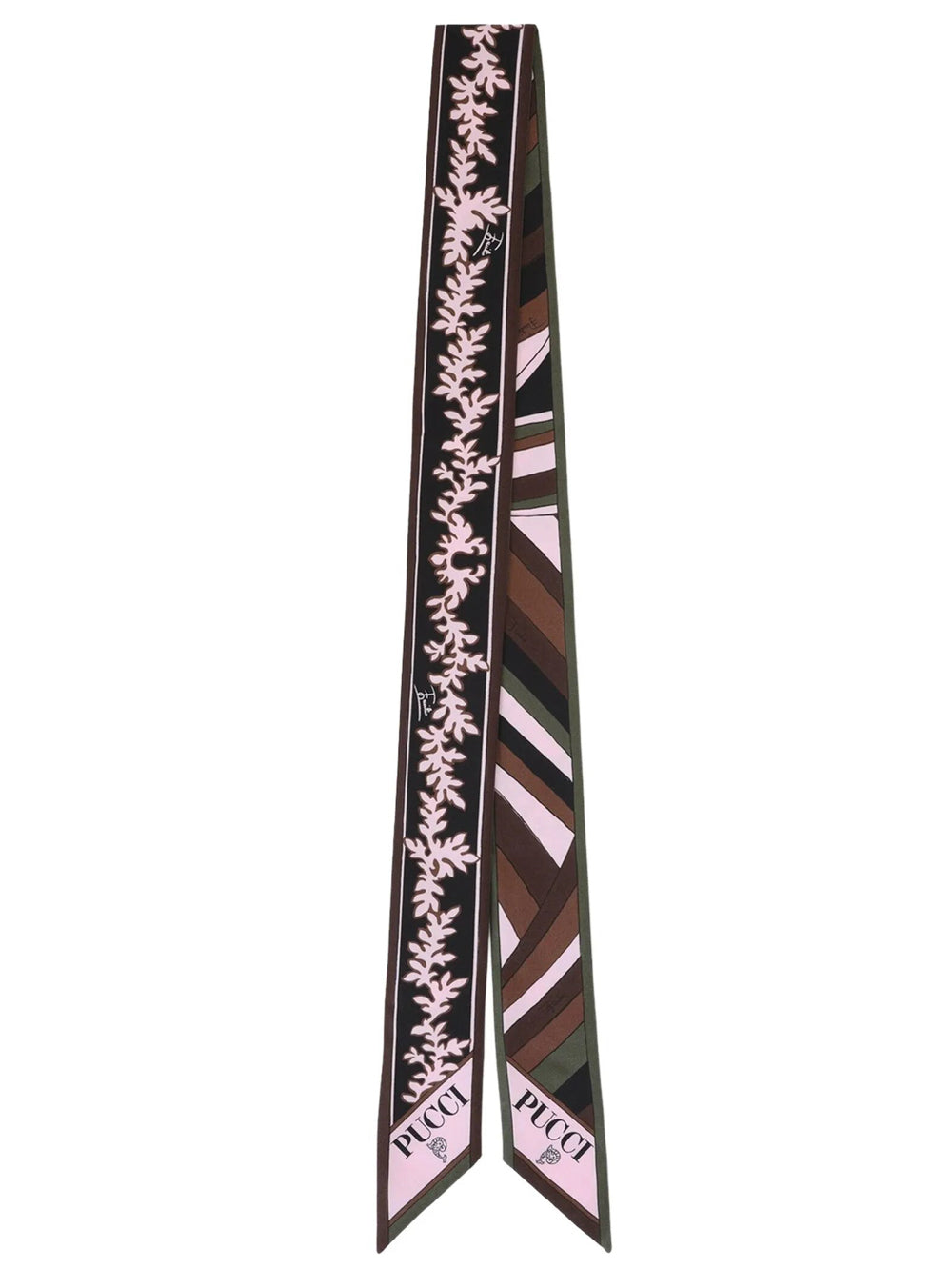 PUCCI Foulard Bandeau In Seta Con Mix Di Stampe Women