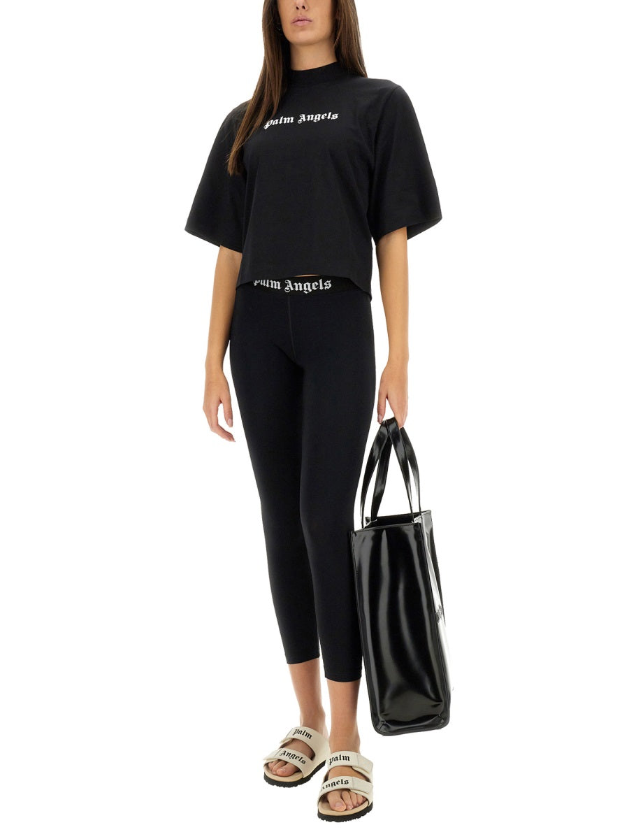 Palm Angels Women T-Shirt With Logo