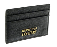 Versace Jeans Couture Black/Gold Small Classic Flat Cardholder