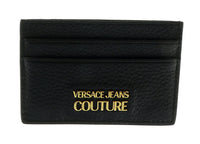 Versace Jeans Couture Black/Gold Small Classic Flat Cardholder