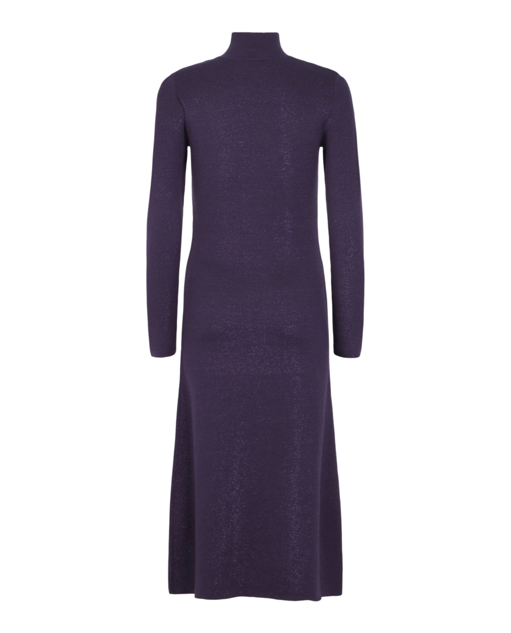 Ferragamo Womens Lamé Wool Blend Dress