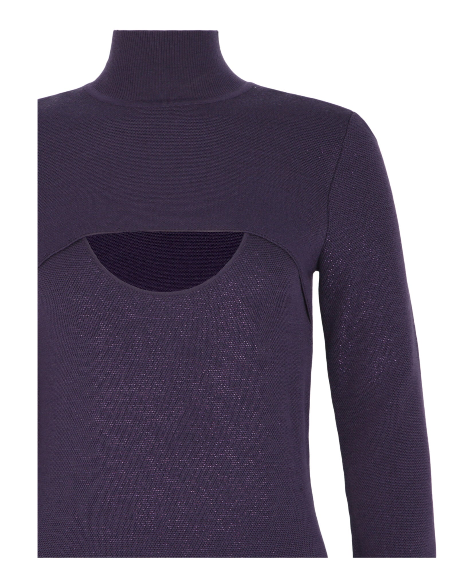 Ferragamo Womens Lamé Wool Blend Dress