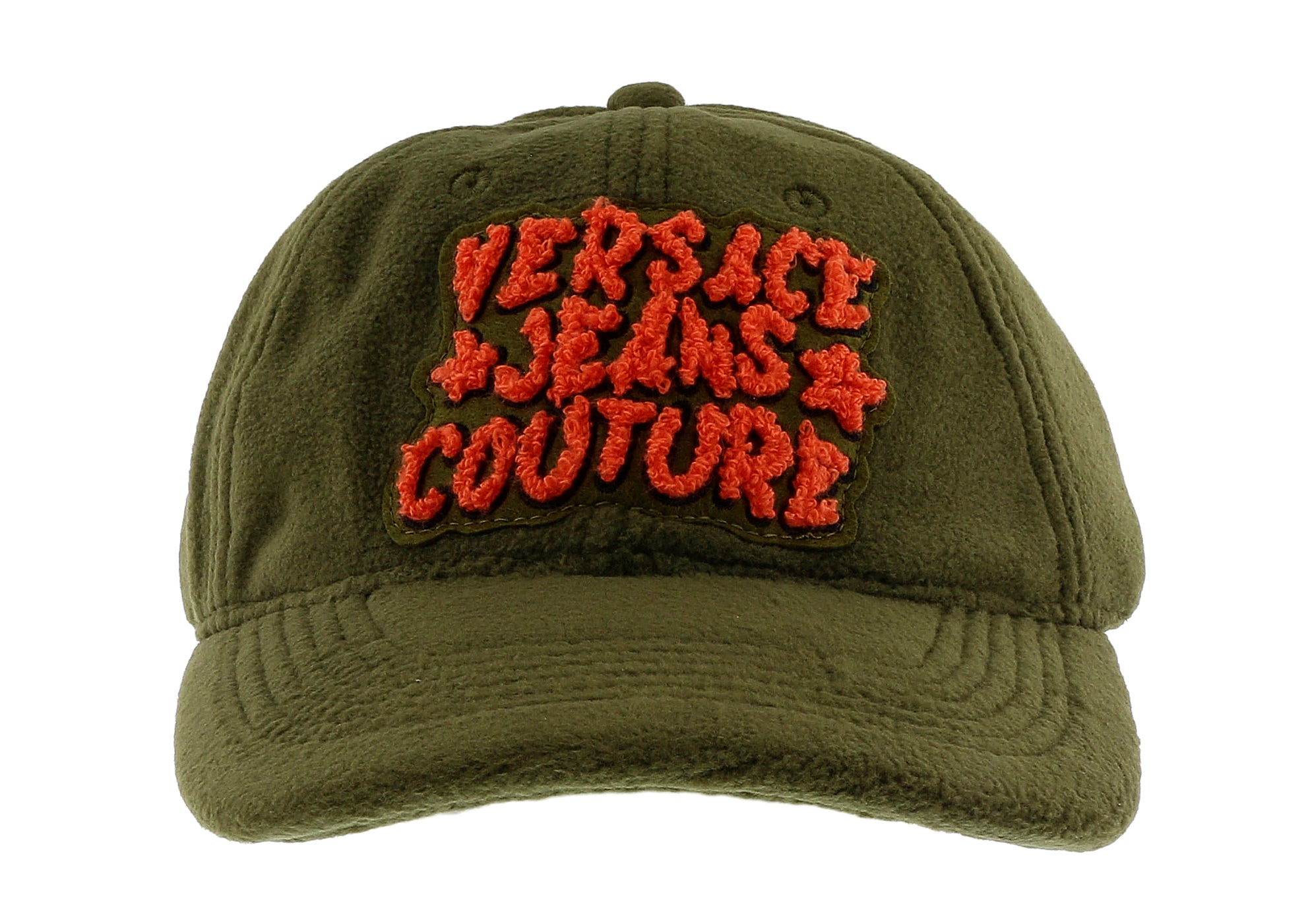 Versace Jeans Couture Dark Olive/Flame Orange Signature Baseball Cap