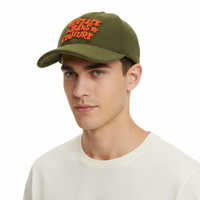 Versace Jeans Couture Dark Olive/Flame Orange Signature Baseball Cap