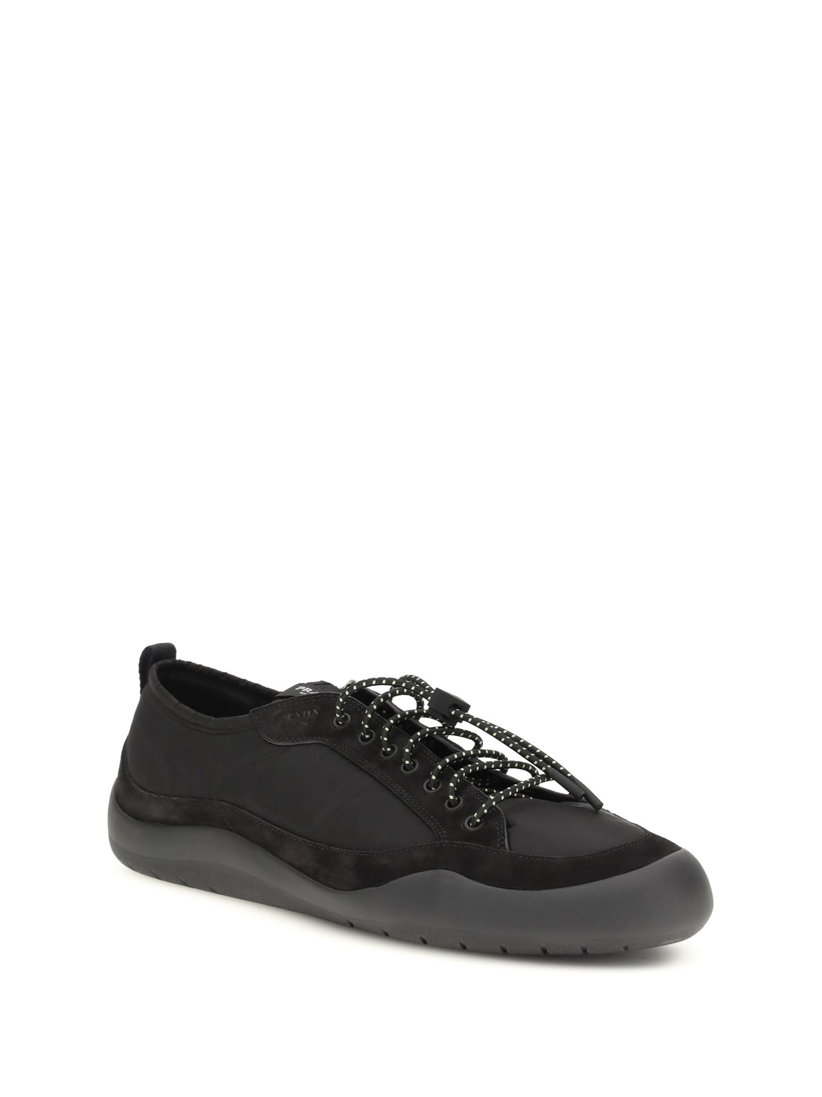 PRADA Prada Men Leather And Fabric Sneakers