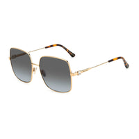 Jimmy Choo Sunglasses Square Full Rim, Rose Gold Frame and Grey Gradient Blue Lens LILI/S0000GB