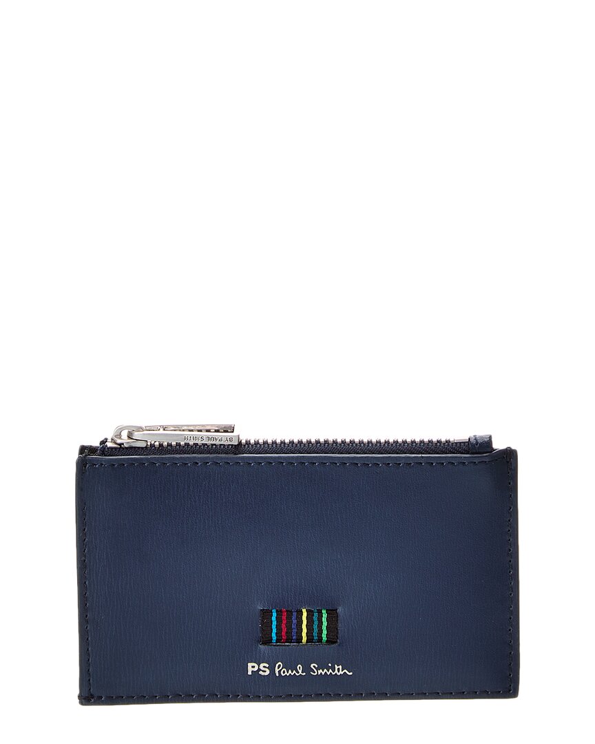 Ps Paul Smith Zip Leather Card Holder
