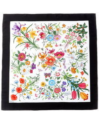 Gucci Gucci Printed Silk Twill Scarf