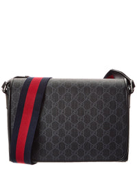 Gucci Gucci Gg Supreme Canvas & Leather Crossbody