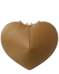 Alaïa Le Coeur Leather & Suede Crossbody