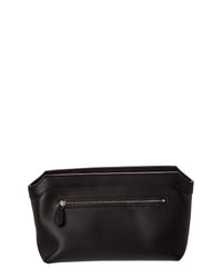 The Row Terrasse Zipped Leather Vanity Bag