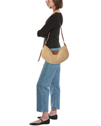 Loewe Loewe Swing Medium Raffia & Leather Hobo Bag