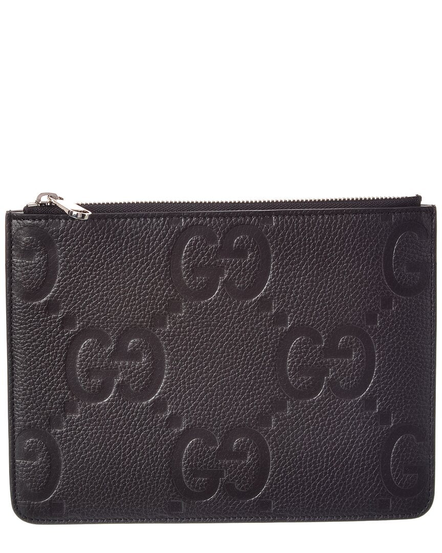 Gucci Gucci Medium Jumbo Gg Leather Pouch