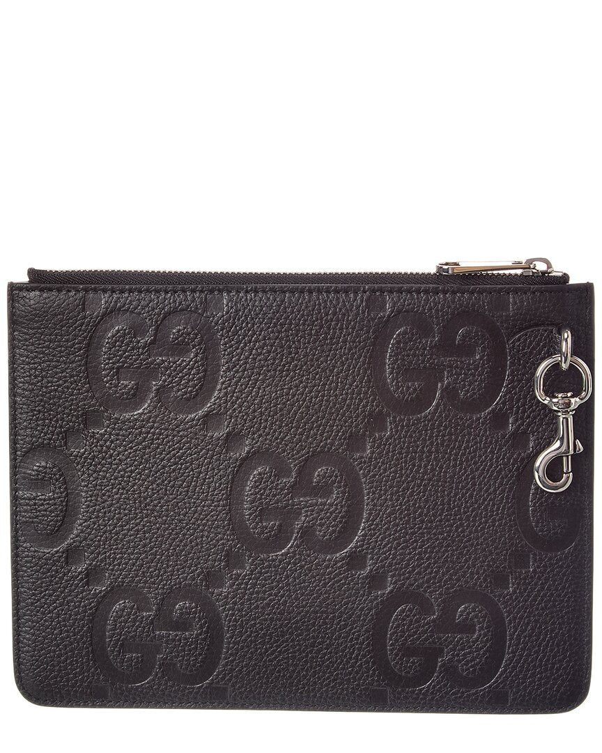 Gucci Gucci Medium Jumbo Gg Leather Pouch