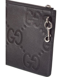 Gucci Gucci Medium Jumbo Gg Leather Pouch