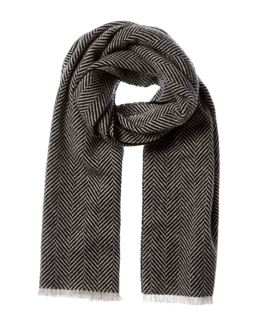 Bruno Magli Herringbone Cashmere Scarf