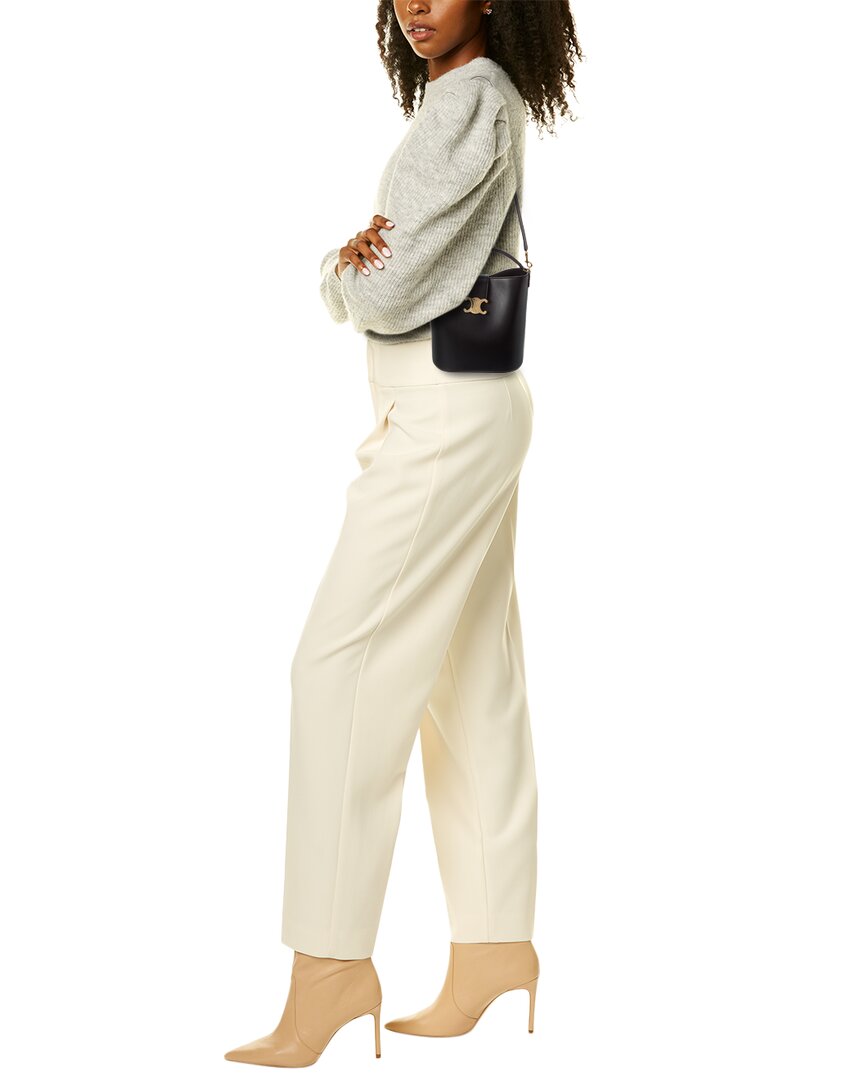 Celine Louise Medium Leather Bucket Bag, Black – Bluefly