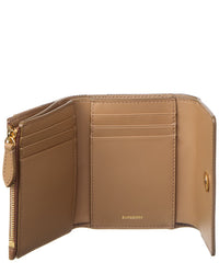 Burberry Check E-Canvas & Leather Card Case