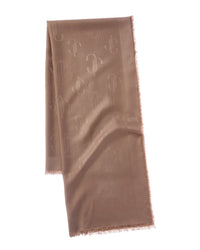 Jimmy Choo Jimmy Choo Silk & Wool-Blend Scarf