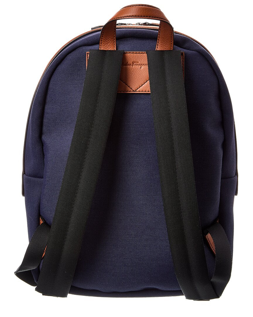 Ferragamo Canvas & Leather Backpack