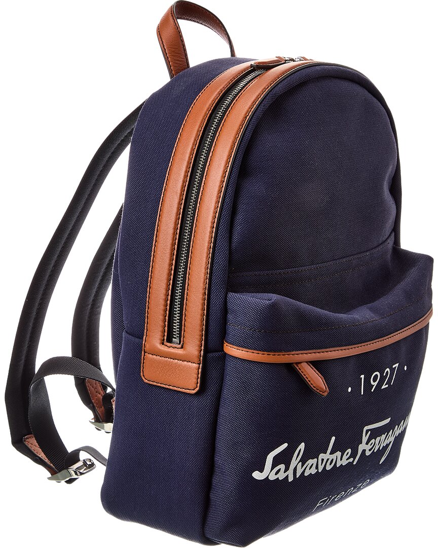Ferragamo Canvas & Leather Backpack