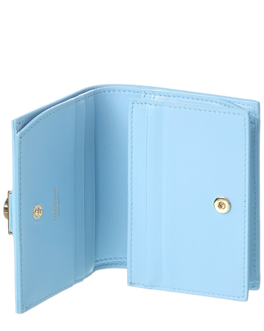 Ferragamo Hug Leather Compact Wallet