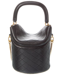 Saint Laurent Saint Laurent Gaby Leather Bucket Bag