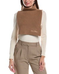 Max Mara Max Mara Knit Jersey Wool Scarf