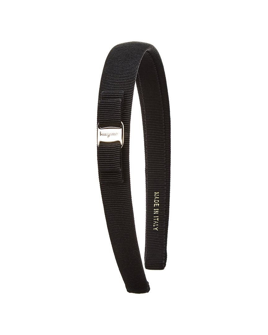 Ferragamo Ferragamo Vara Bow Headband, Black