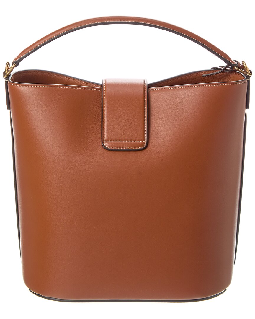 CELINE Celine Louise Medium Leather Bucket Bag