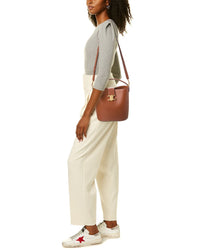 CELINE Celine Louise Medium Leather Bucket Bag