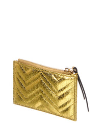 Gucci Gucci Gg Marmont Leather Key Pouch