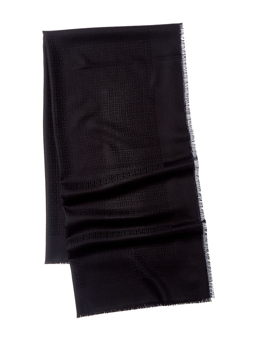 Givenchy 4G Square Large Wool & Silk-Blend Scarf