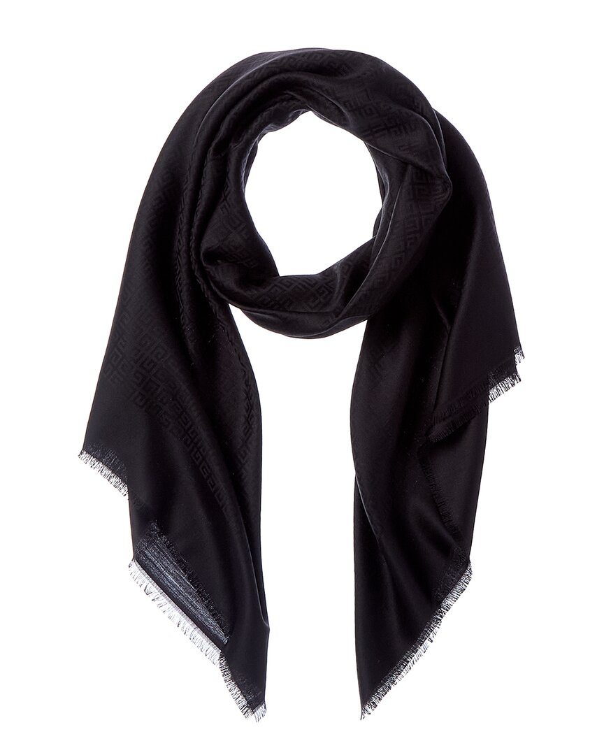Givenchy 4G Square Large Wool & Silk-Blend Scarf
