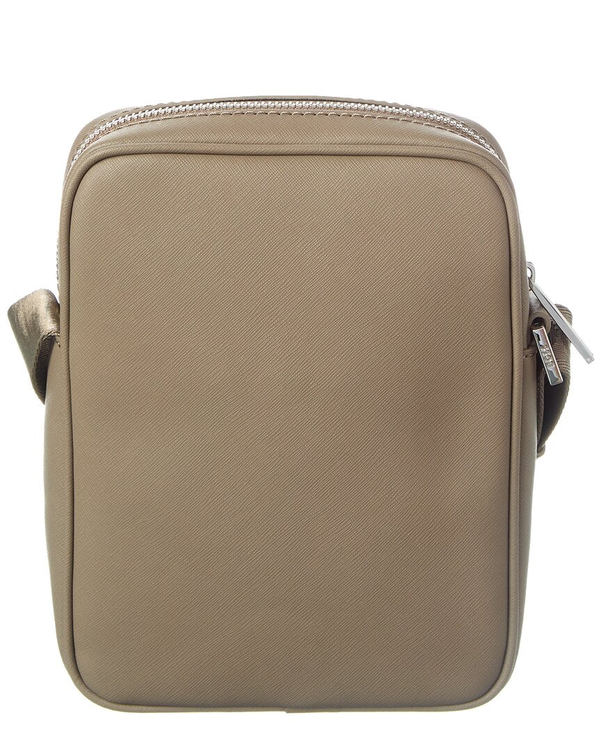 Hugo Boss Zair Ns Zip Leather Reporter Bag