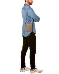 Hugo Boss Zair Ns Zip Leather Reporter Bag